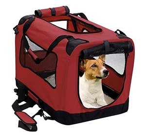 foldable dog crate for indoor, outdoor, training and travel