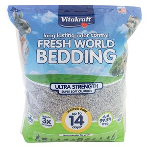 vitakraft fresh world strength crumble bedding for guinea pigs