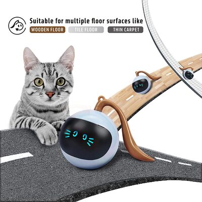 Interactive Paw Activated Ball Toy for Cats